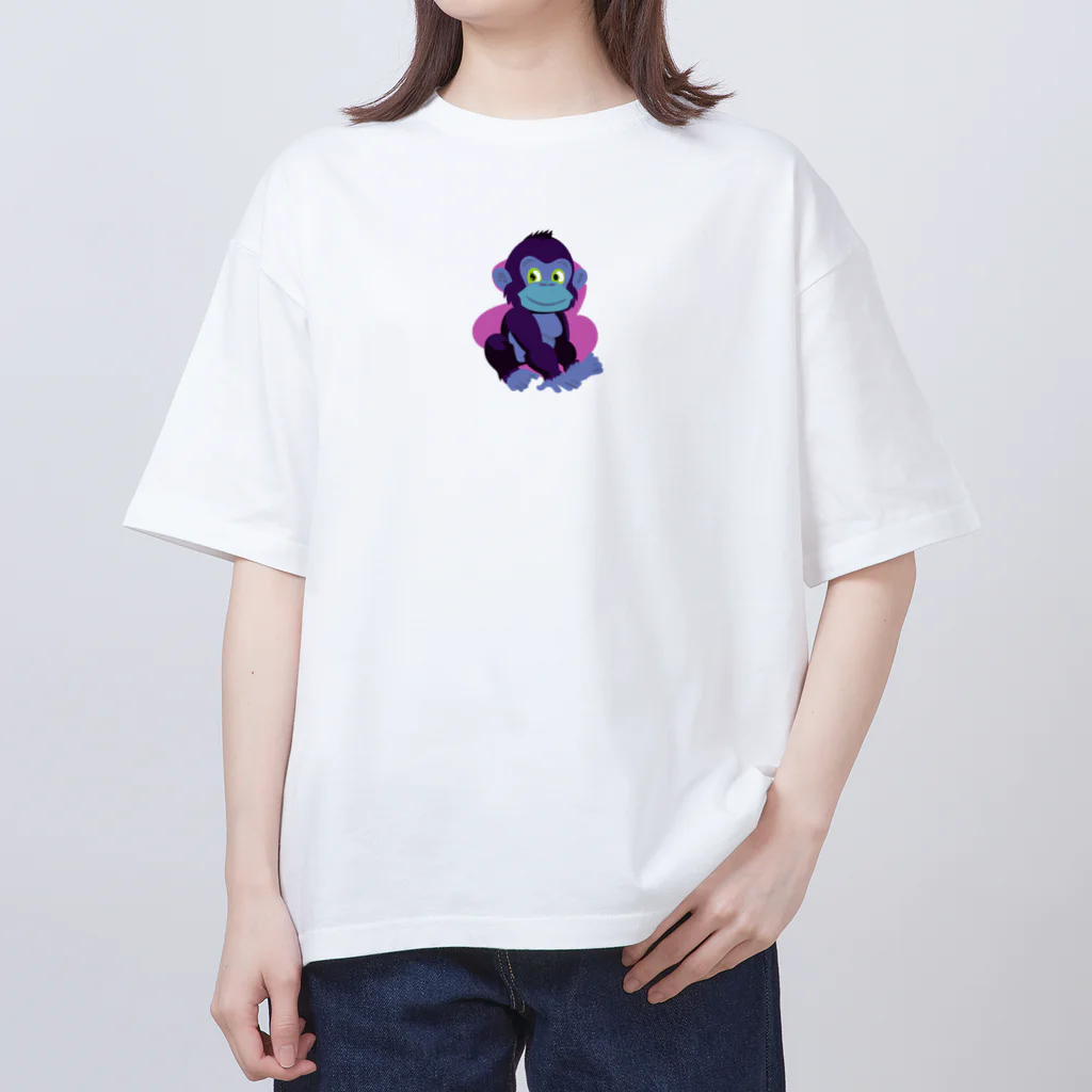 Yasudaの愛されゴリラちゃん オーバーサイズTシャツ