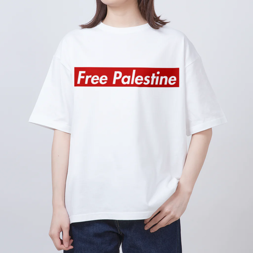 YaHabibi ShopのFree Palestine　パレスチナ解放のためのもの Oversized T-Shirt