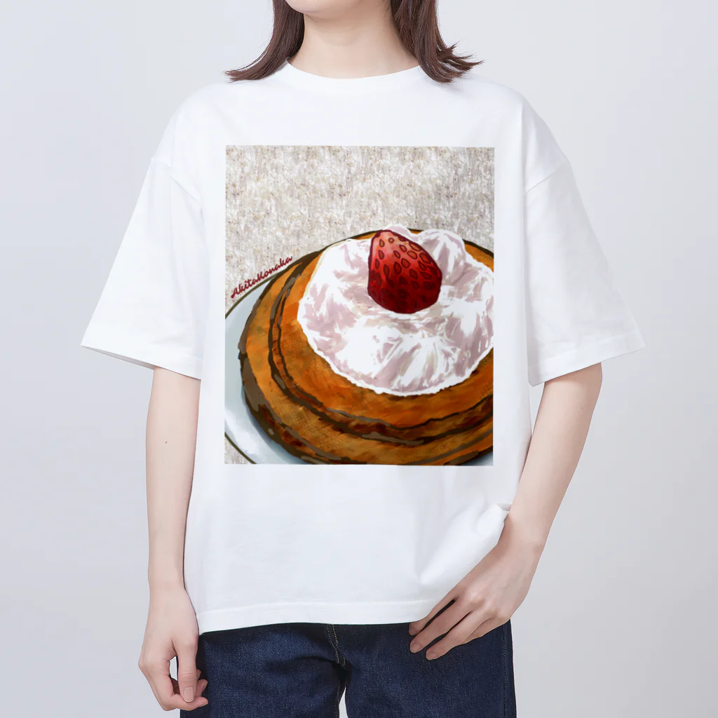 コナカマ通販SUZURI支店のパンケーキ Oversized T-Shirt