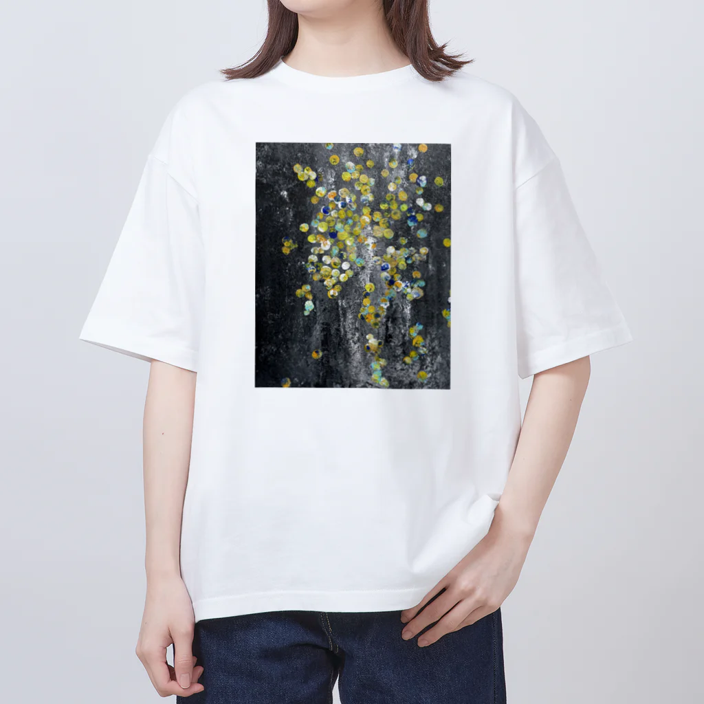 みよりのdroplet / 絵画 / 印象派 / 創作 オーバーサイズTシャツ