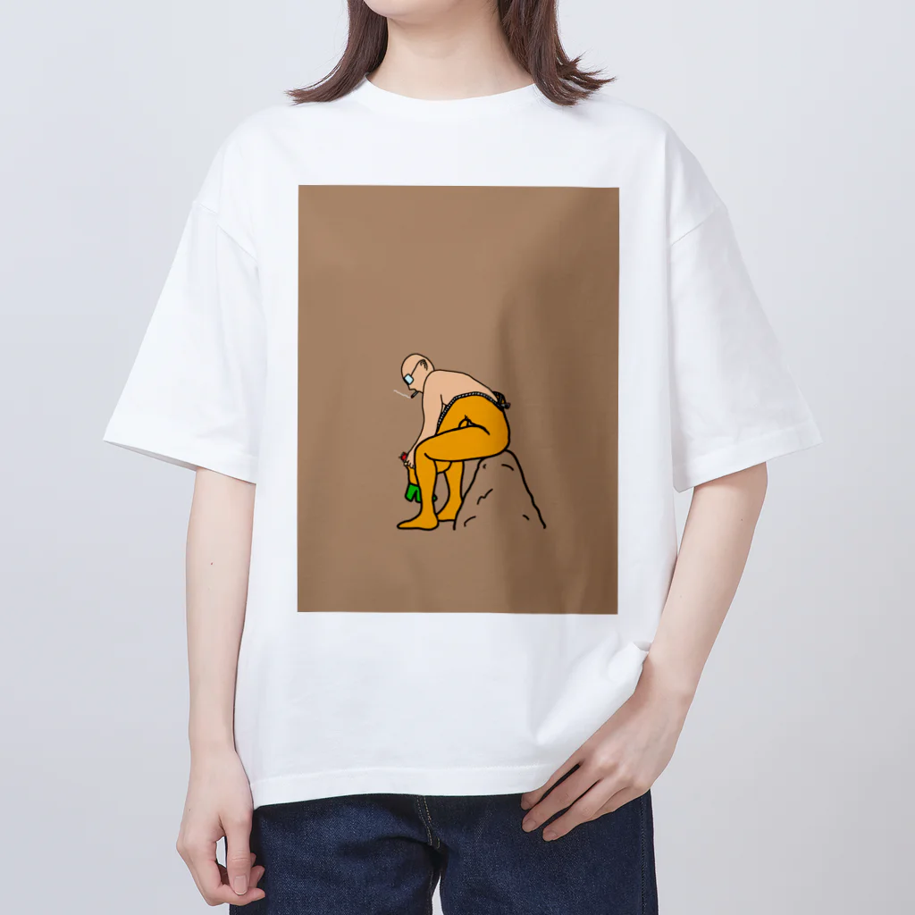 癖強のニン人（休憩中） オーバーサイズTシャツ