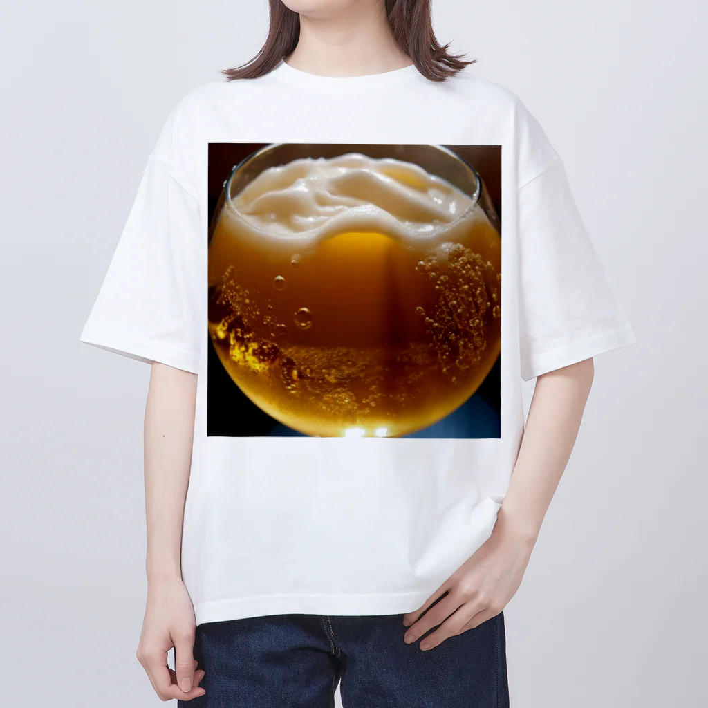 3tomo6's shopの極上ビール オーバーサイズTシャツ