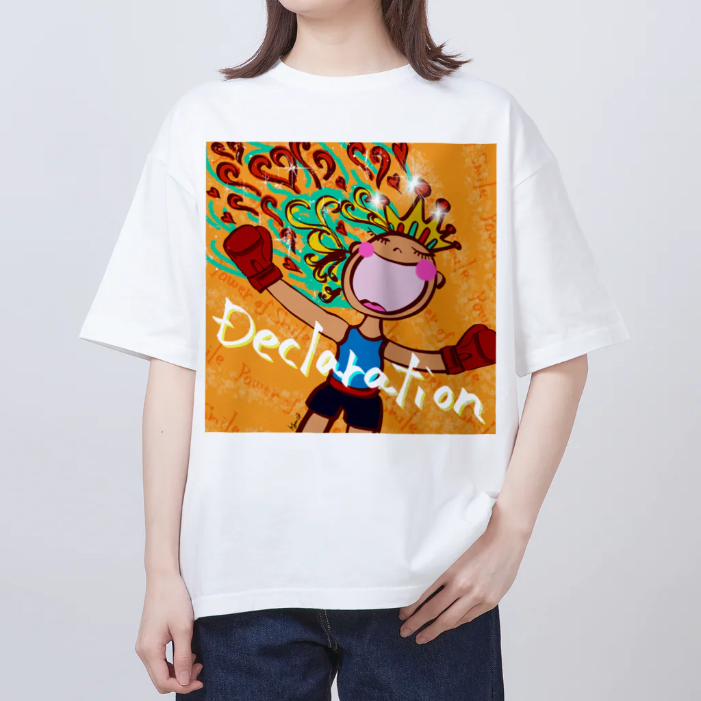 Power of Smile -笑顔の力-のDeclaration Oversized T-Shirt