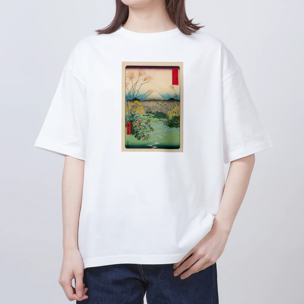 浮世絵屋の広重「冨二三十六景㉛　甲斐大月の原」歌川広重の浮世絵 Oversized T-Shirt