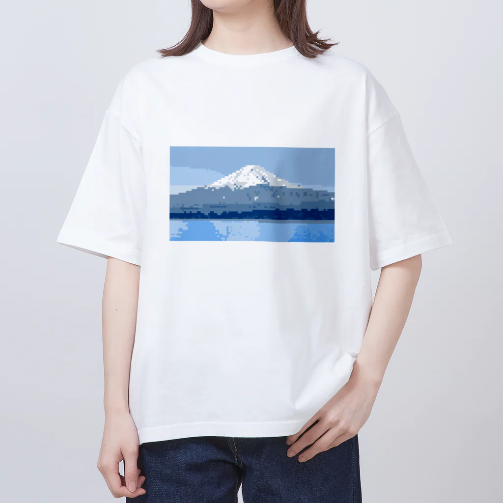 FredOBのピクセル富士 オーバーサイズTシャツ