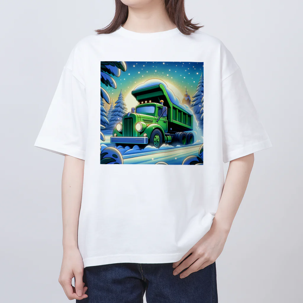 ima311の排雪ダンプカー オーバーサイズTシャツ