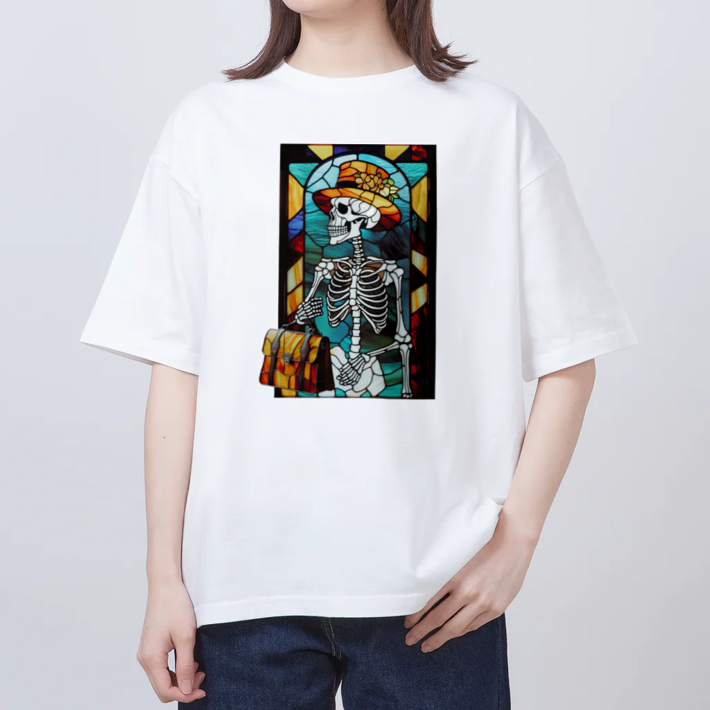 peachfizのホネ男の通勤 Oversized T-Shirt