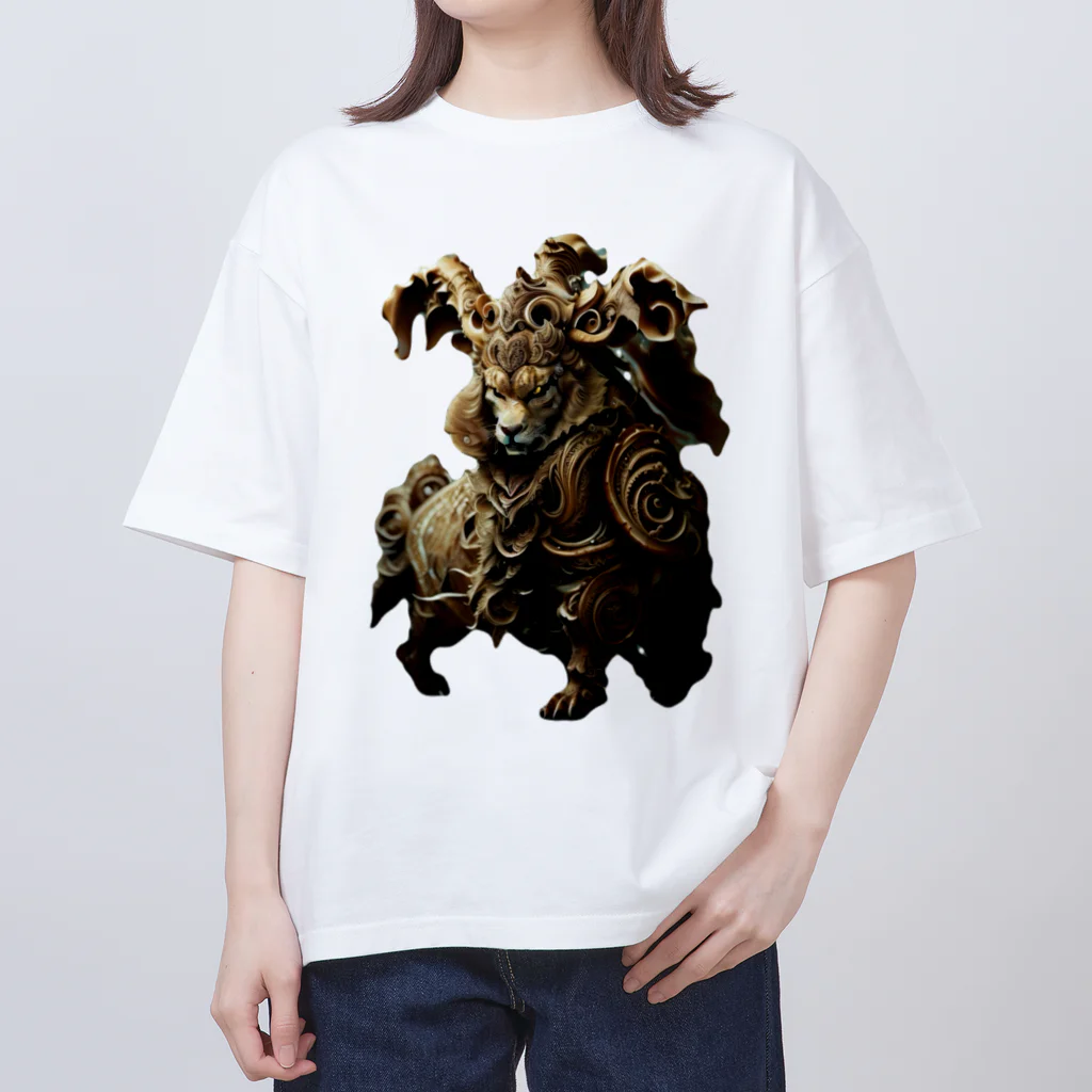 yayasuのキングオブライオン オーバーサイズTシャツ