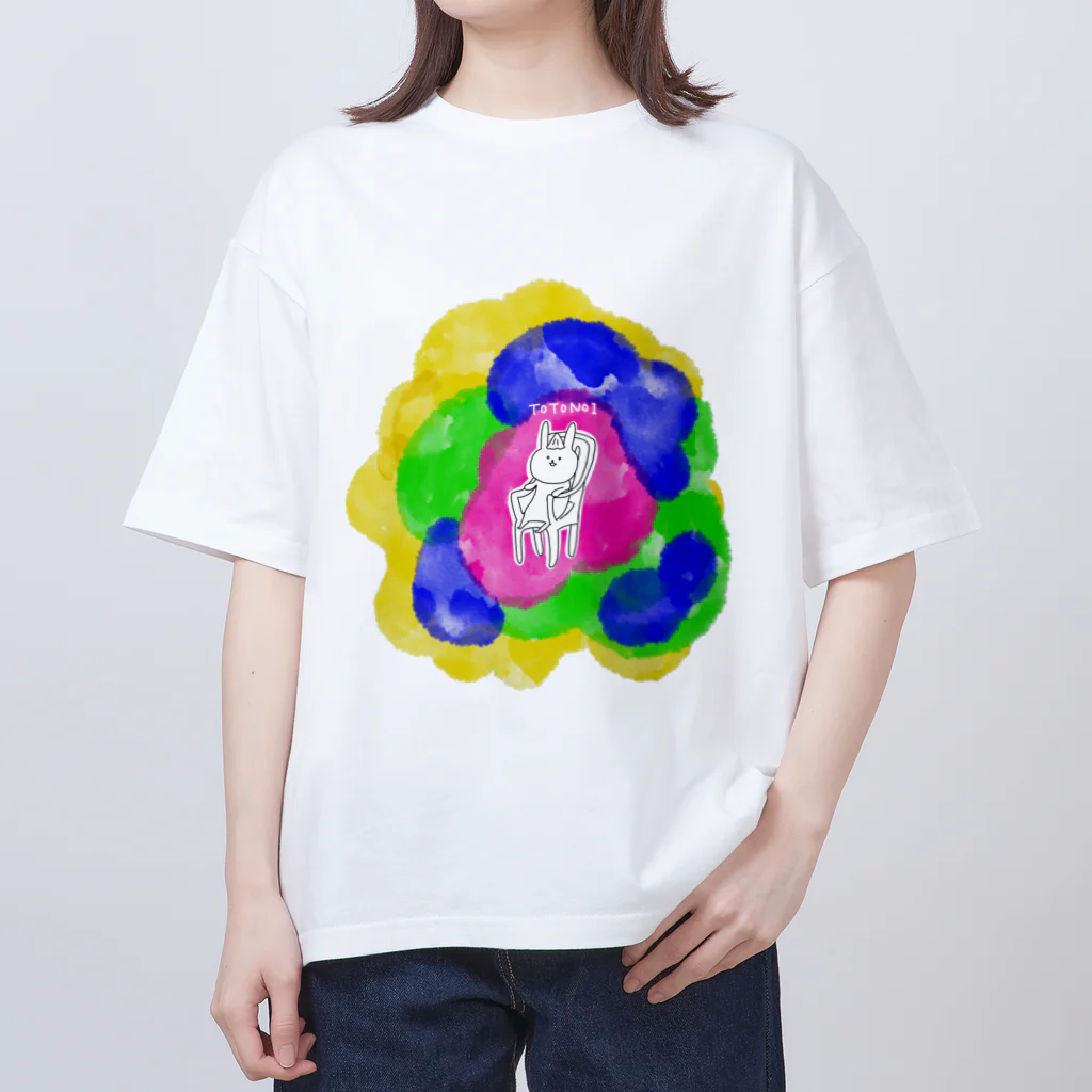 那須野はなのお店 のTOTONOI うさぴ Oversized T-Shirt