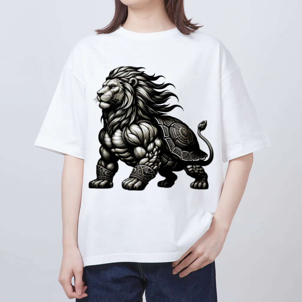 animal×animalのleo×turtle=? Oversized T-Shirt