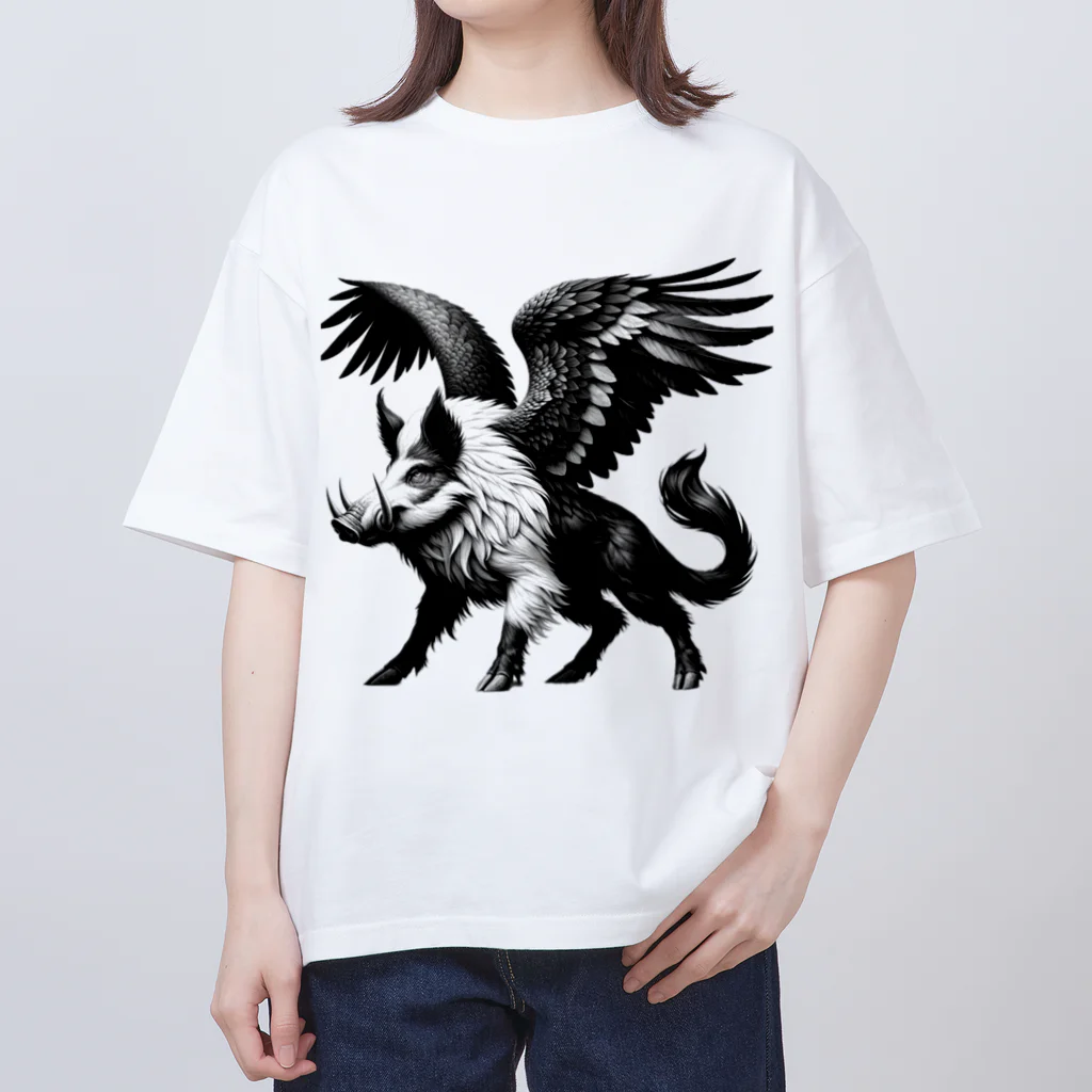 animal×animalのboar×hawk=? Oversized T-Shirt