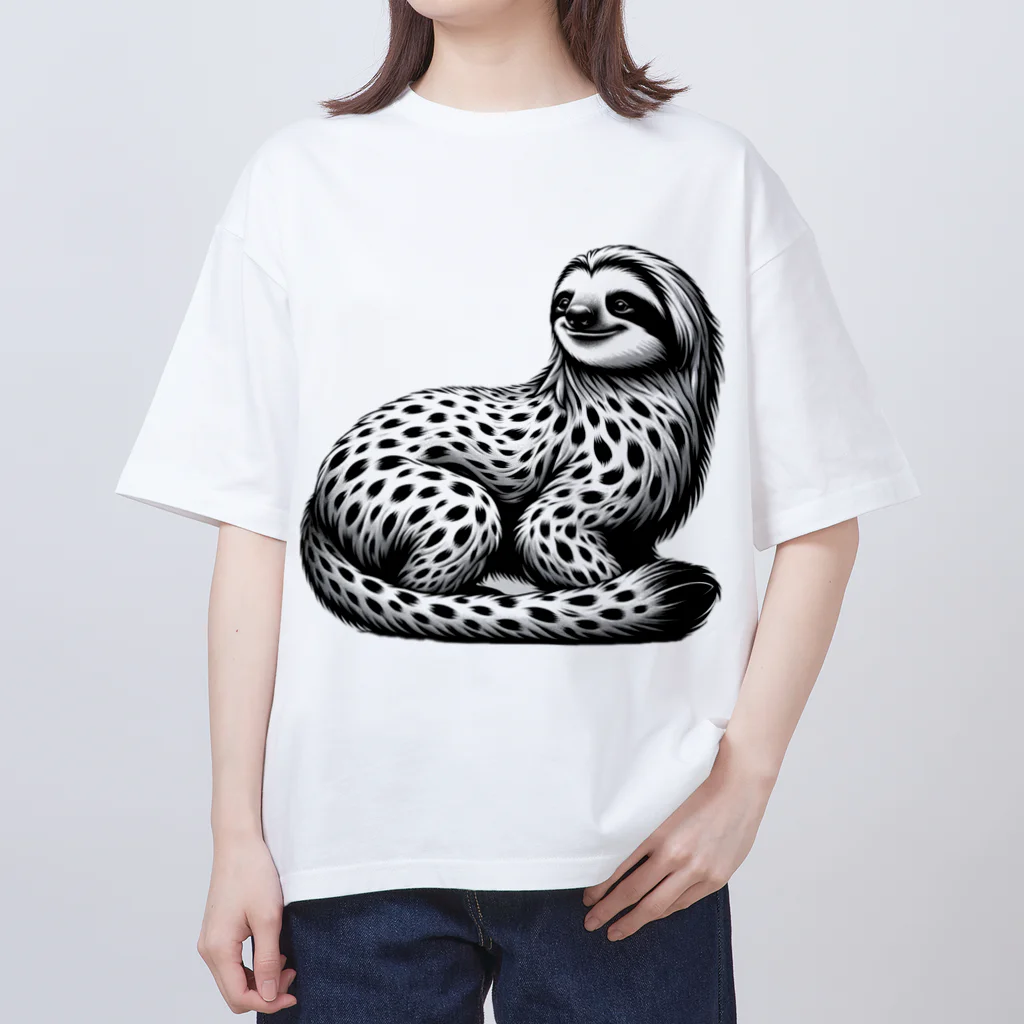 animal×animalのsloth×cheetah=? Oversized T-Shirt