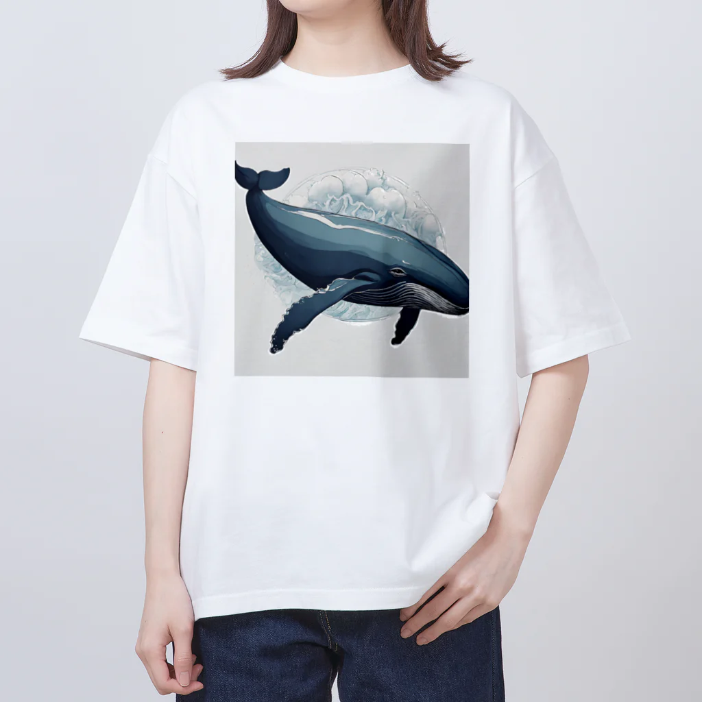 ラクダカンパニーのブルーソング Oversized T-Shirt