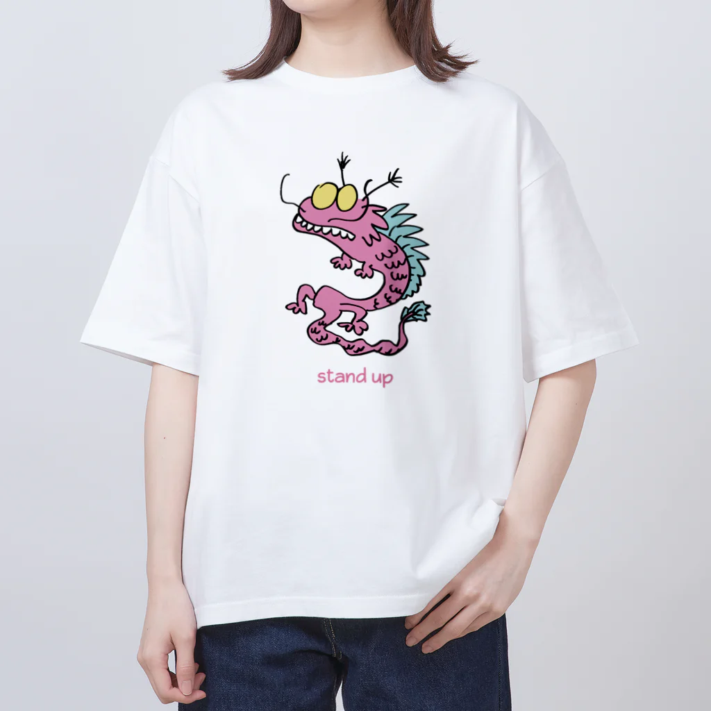 喫茶栗饅頭のたつ2 オーバーサイズTシャツ