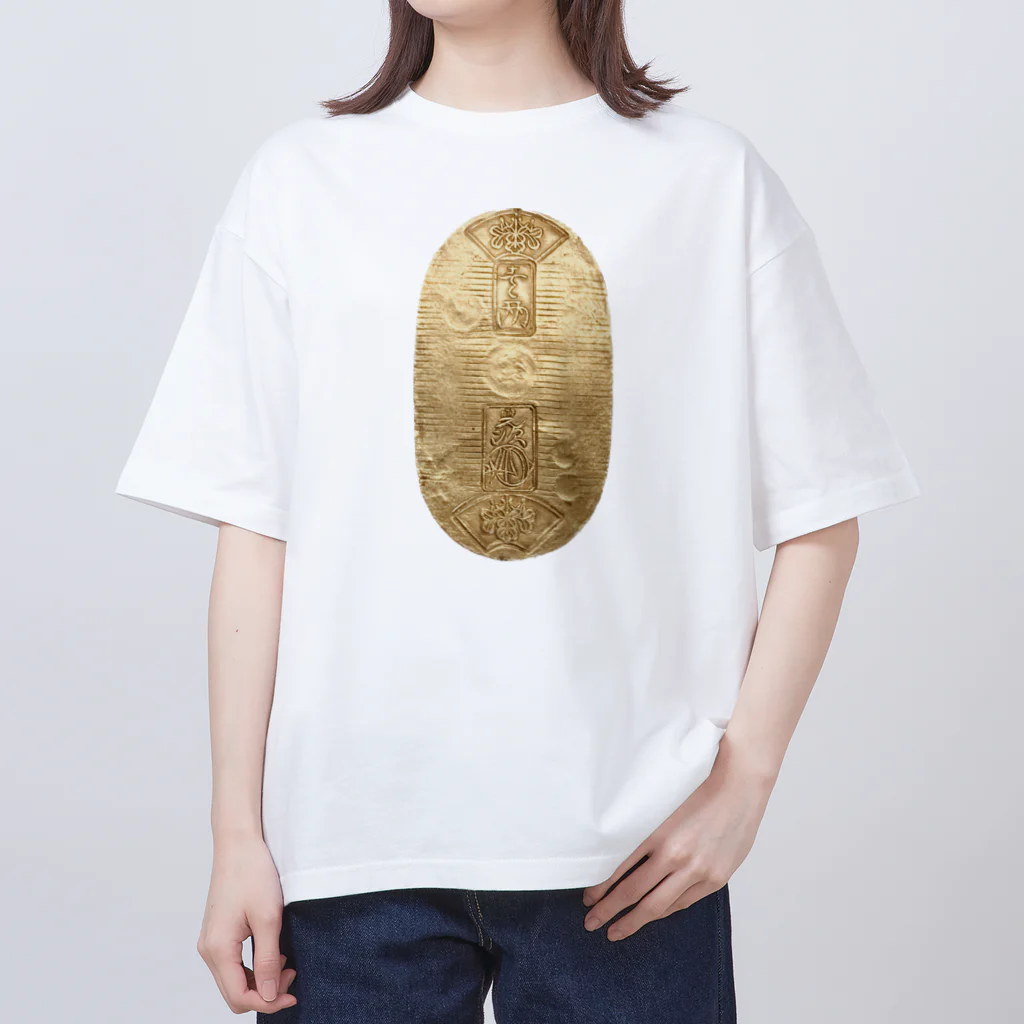 小判ニキの小判ニキコレクション　天保小判金 オーバーサイズTシャツ