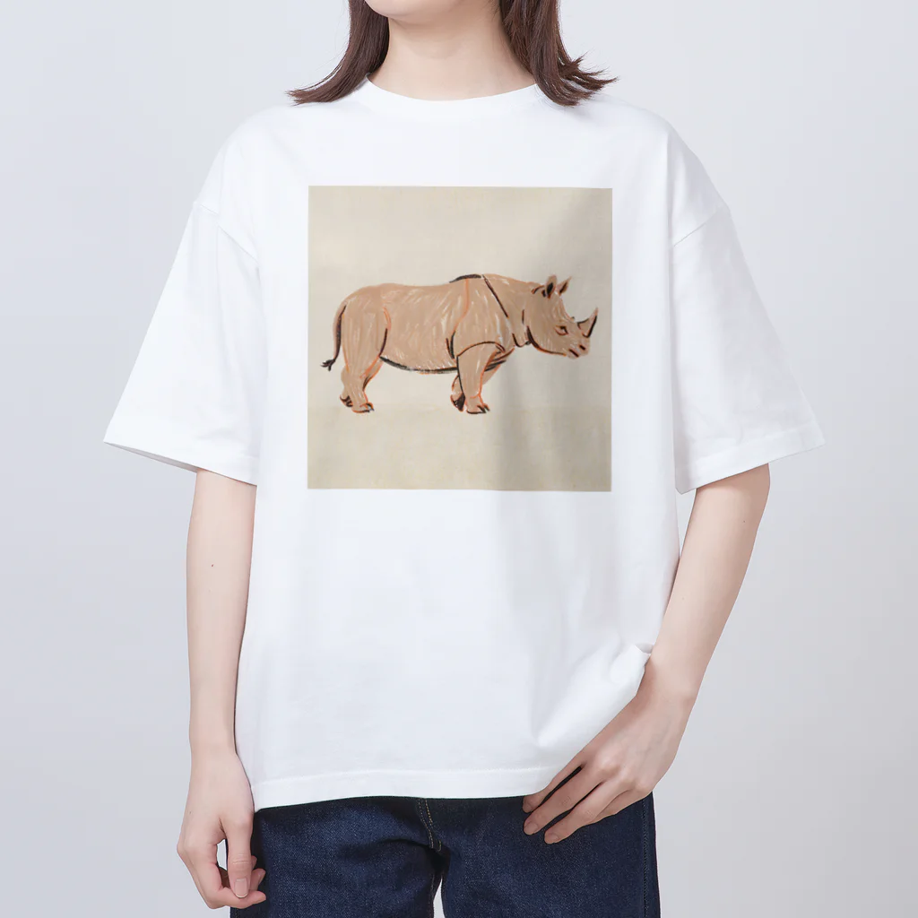 ラクダカンパニーのアイアンハート Oversized T-Shirt