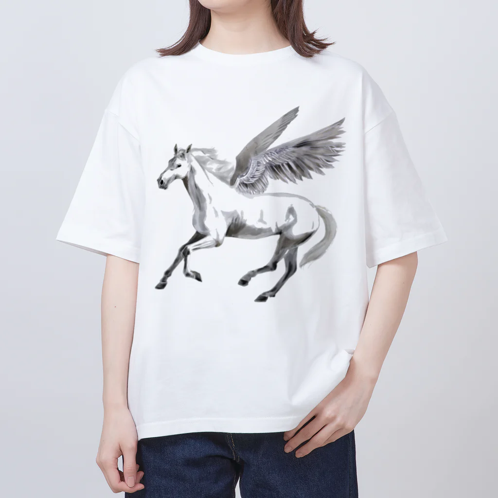 yoshieruの白馬グッズ Oversized T-Shirt