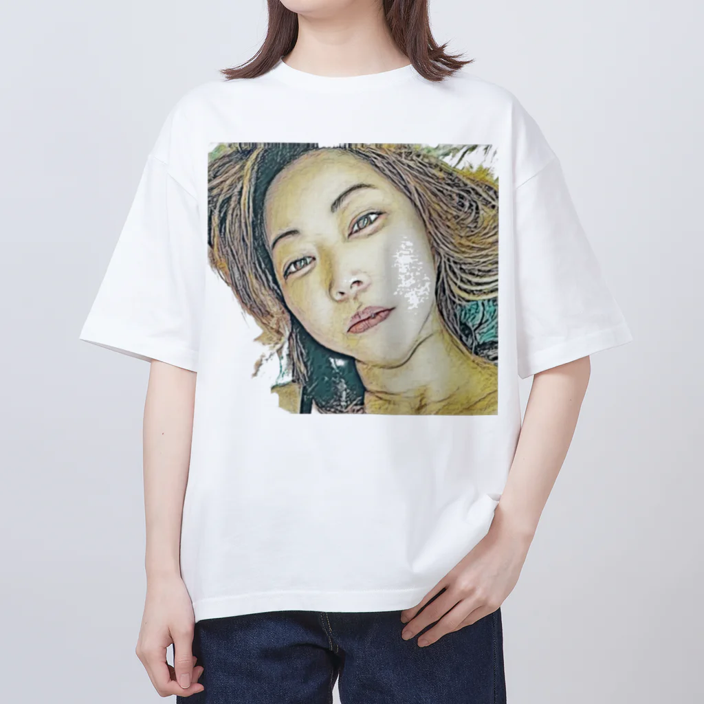 👑ＫＥＮ👑の美しい女性👩 Oversized T-Shirt