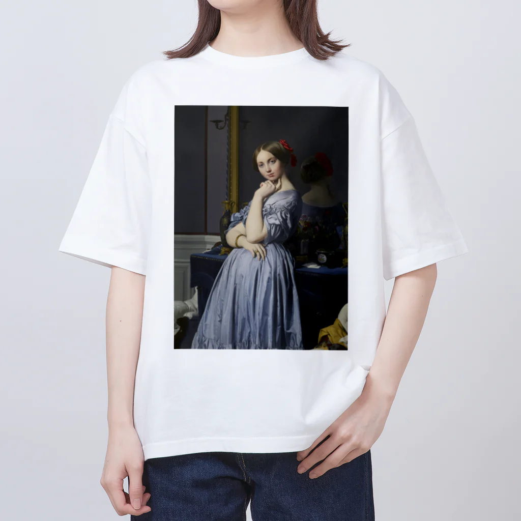 世界美術商店のドーソンヴィル伯爵夫人の肖像 / Portrait of Comtesse d'Haussonville オーバーサイズTシャツ