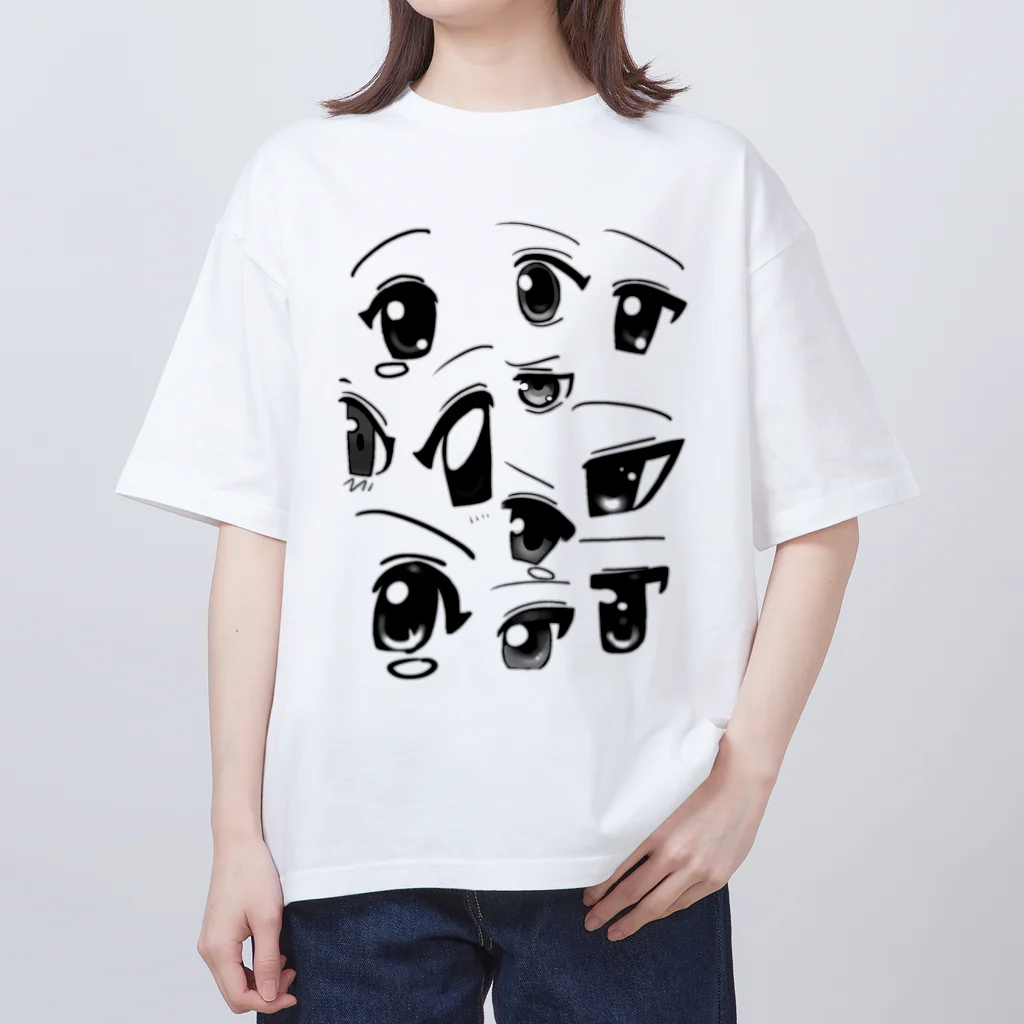 ツヤツヤ女児の萌えeyes オーバーサイズTシャツ