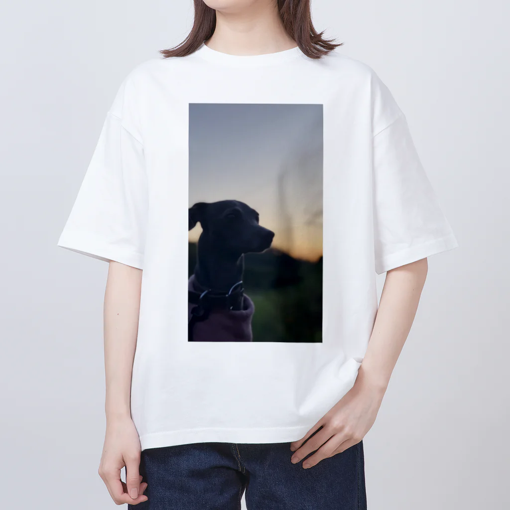 hono想(そう)イタグレ日記の黄昏れる想 Oversized T-Shirt