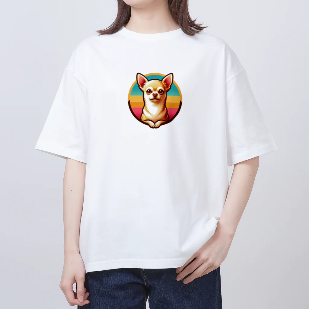 ちわわんのチワワン オーバーサイズTシャツ