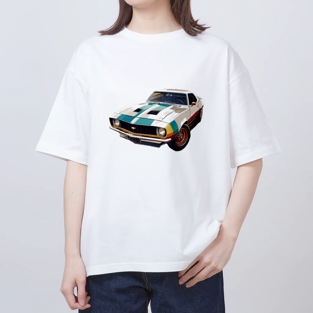 wowwooのOld Chevrolet Camaro オーバーサイズTシャツ