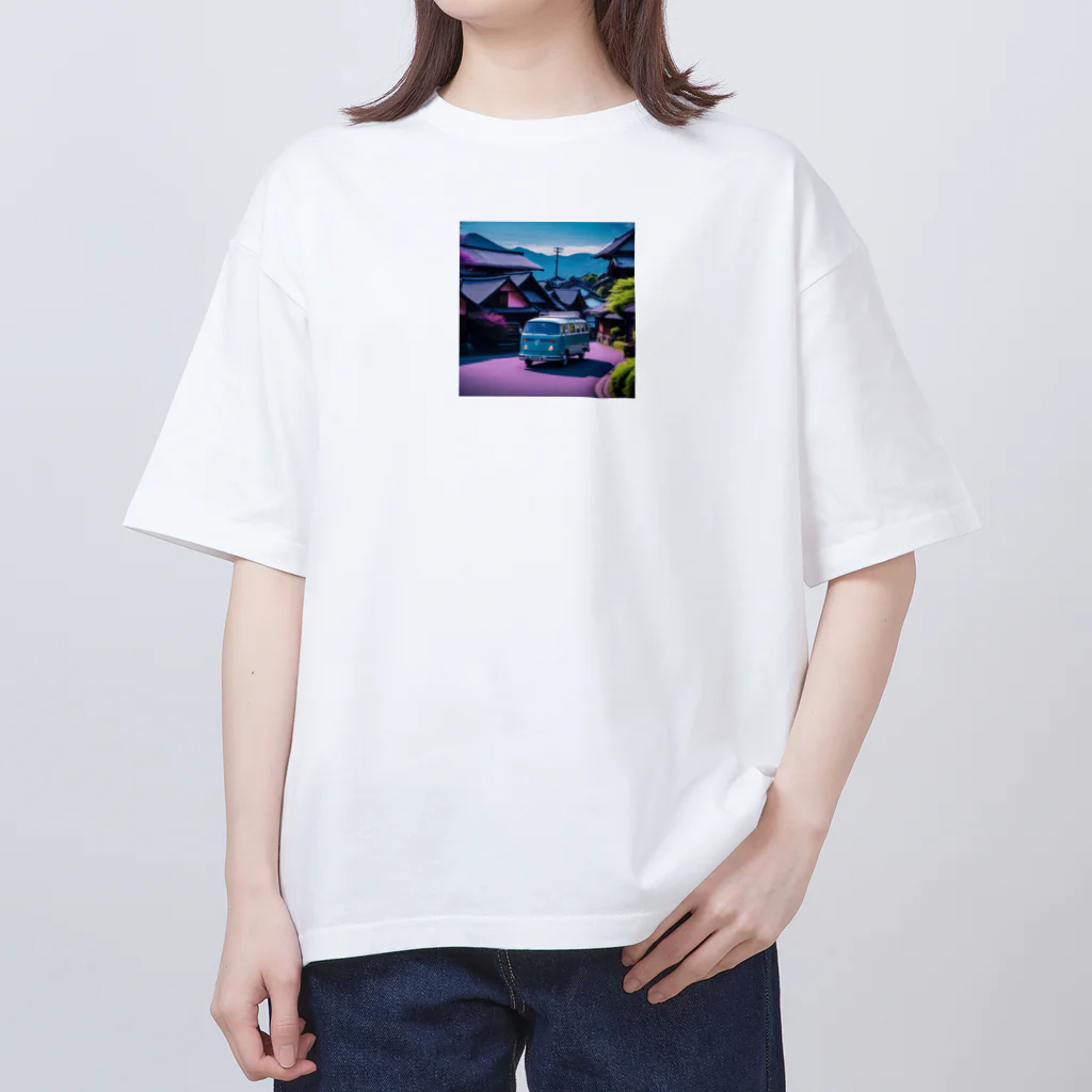 ta95の五箇山合掌造り集落（岐阜県）を旅するワーゲンバス Oversized T-Shirt