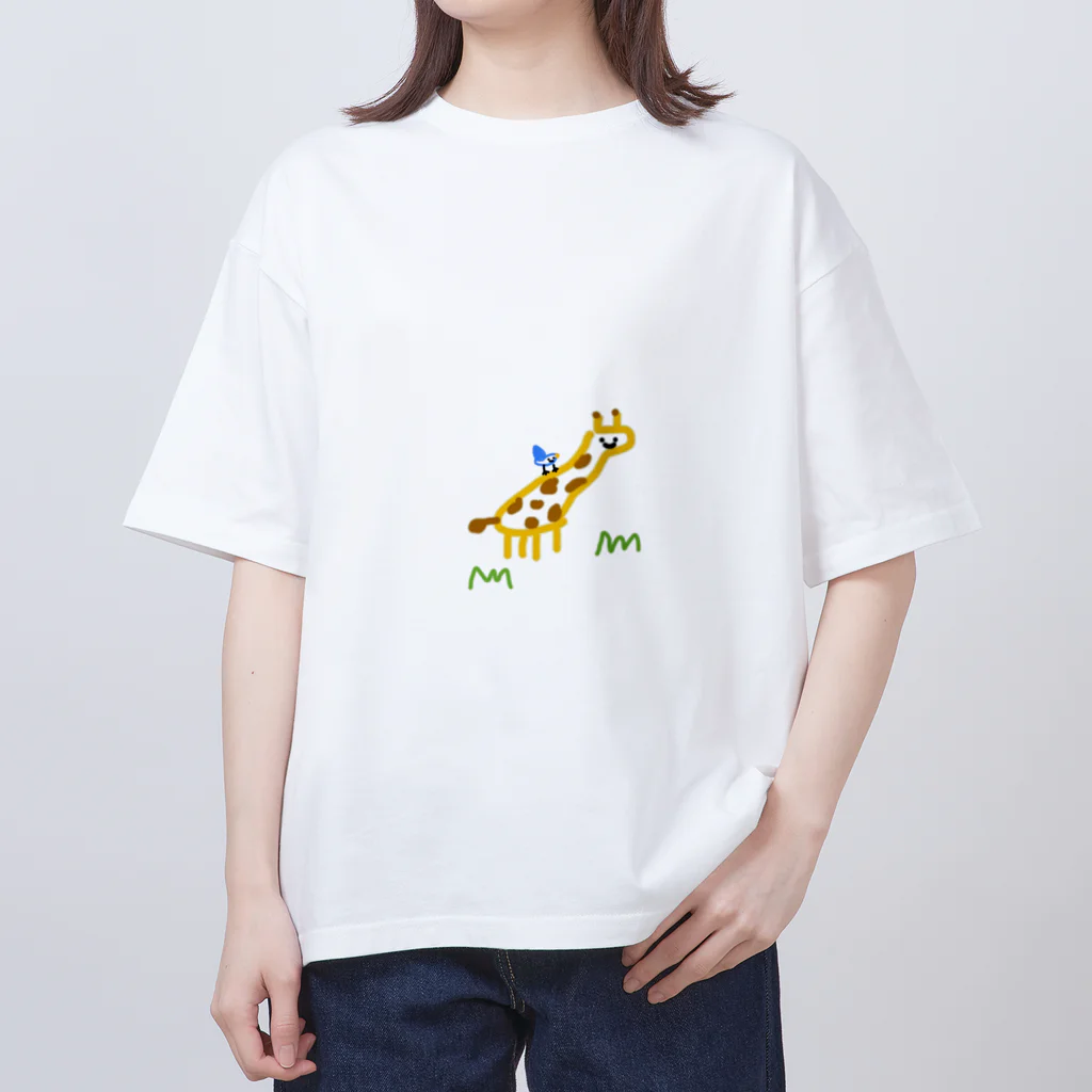 yakiniku_umaiのｷﾘﾝﾄﾄﾘｻﾝ Oversized T-Shirt