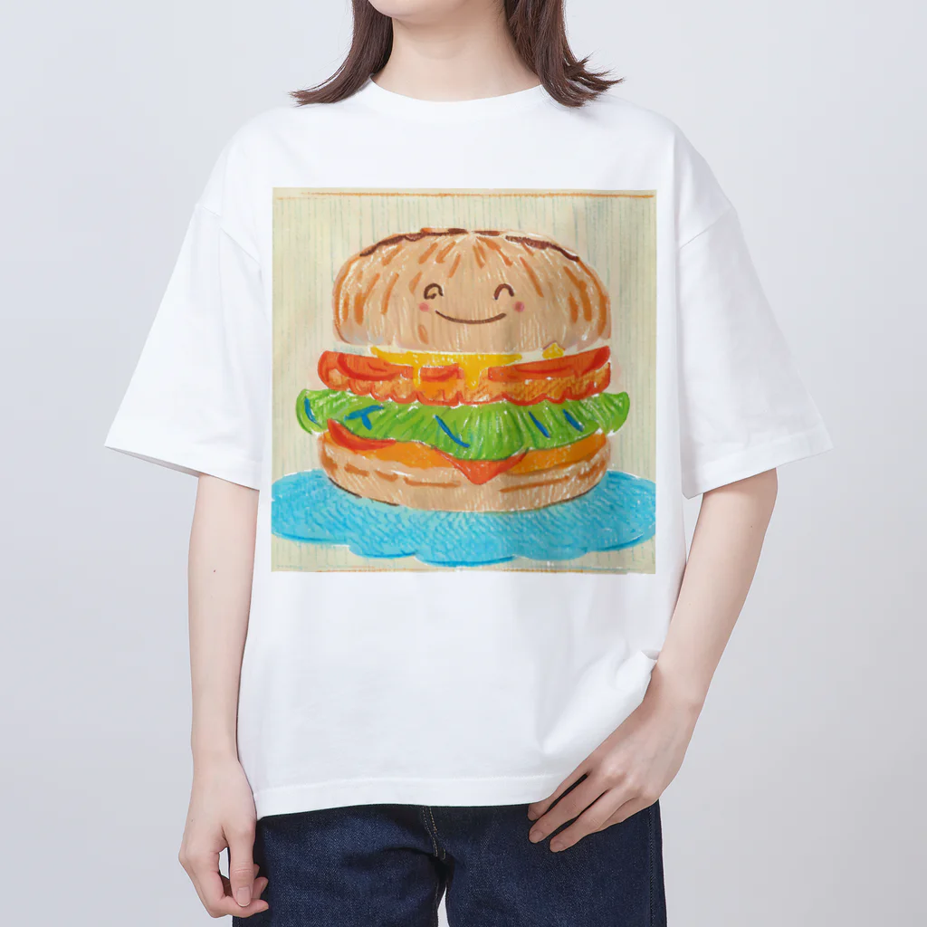 ユンズローズのバーガーくん オーバーサイズTシャツ