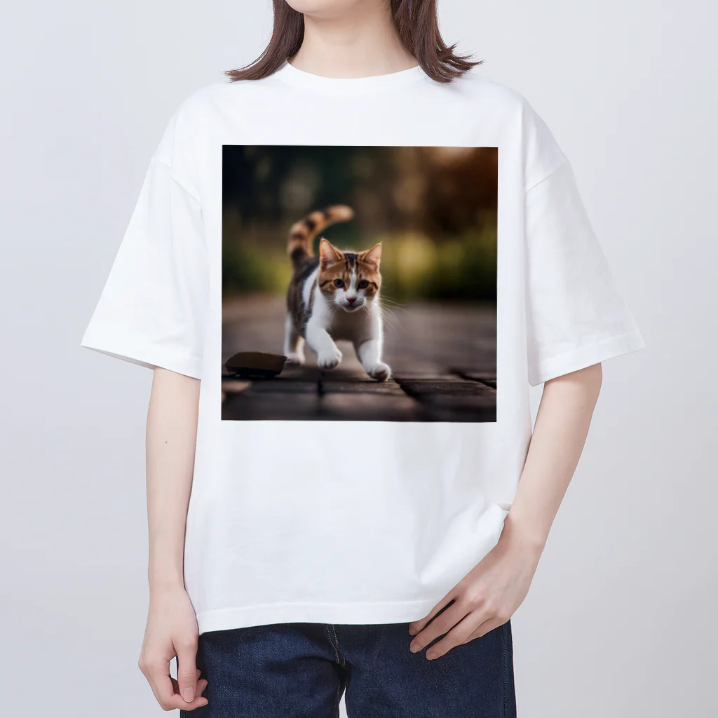 kazu1970のかわいい猫 オーバーサイズTシャツ