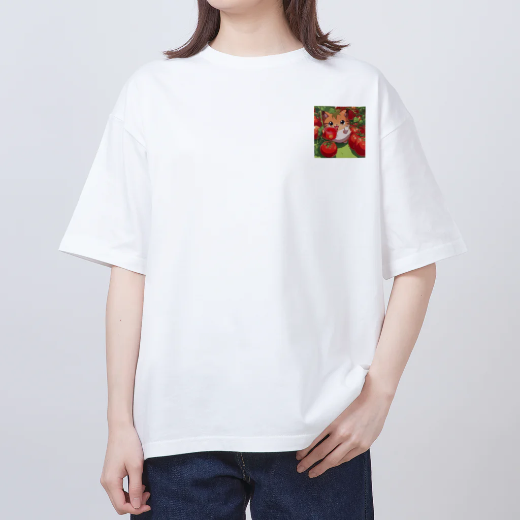 karrot01のトマトティオ オーバーサイズTシャツ