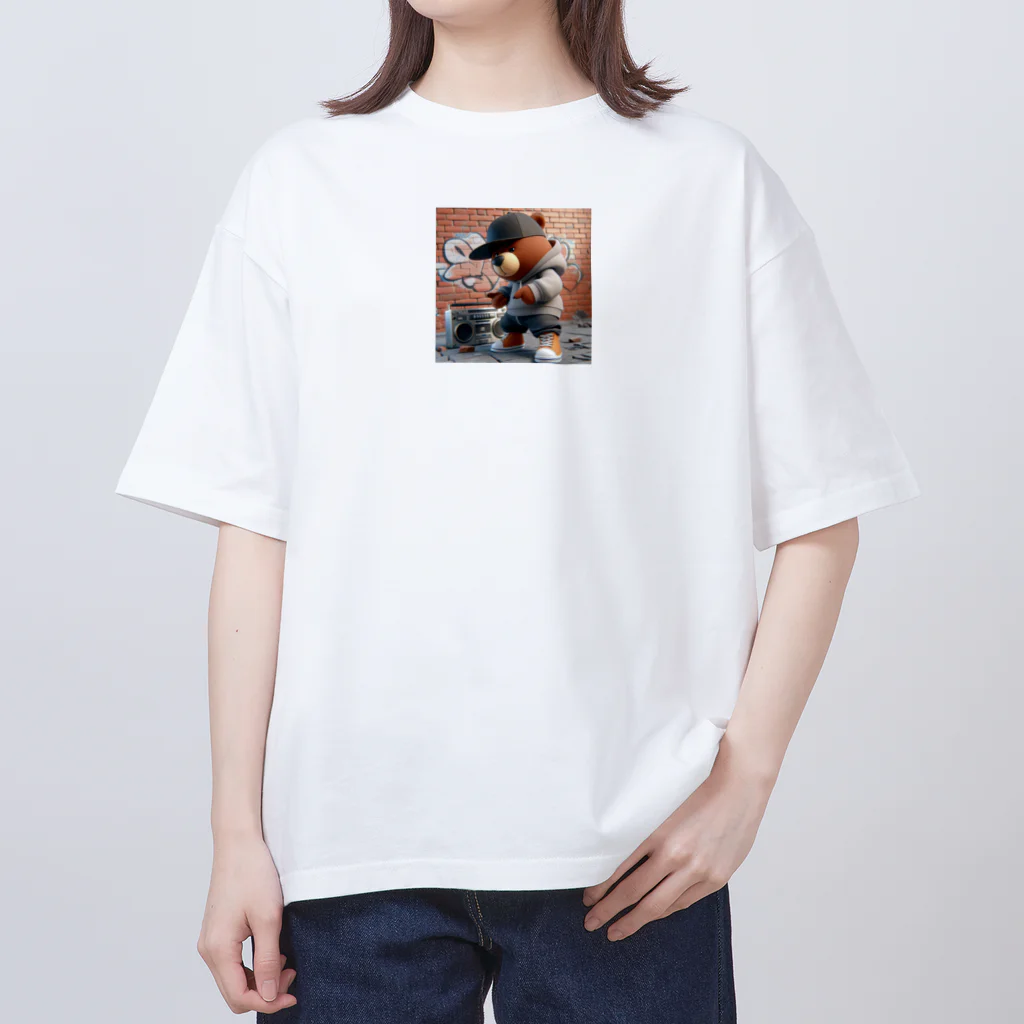 shitelkAIのDANCING BEAR04 オーバーサイズTシャツ