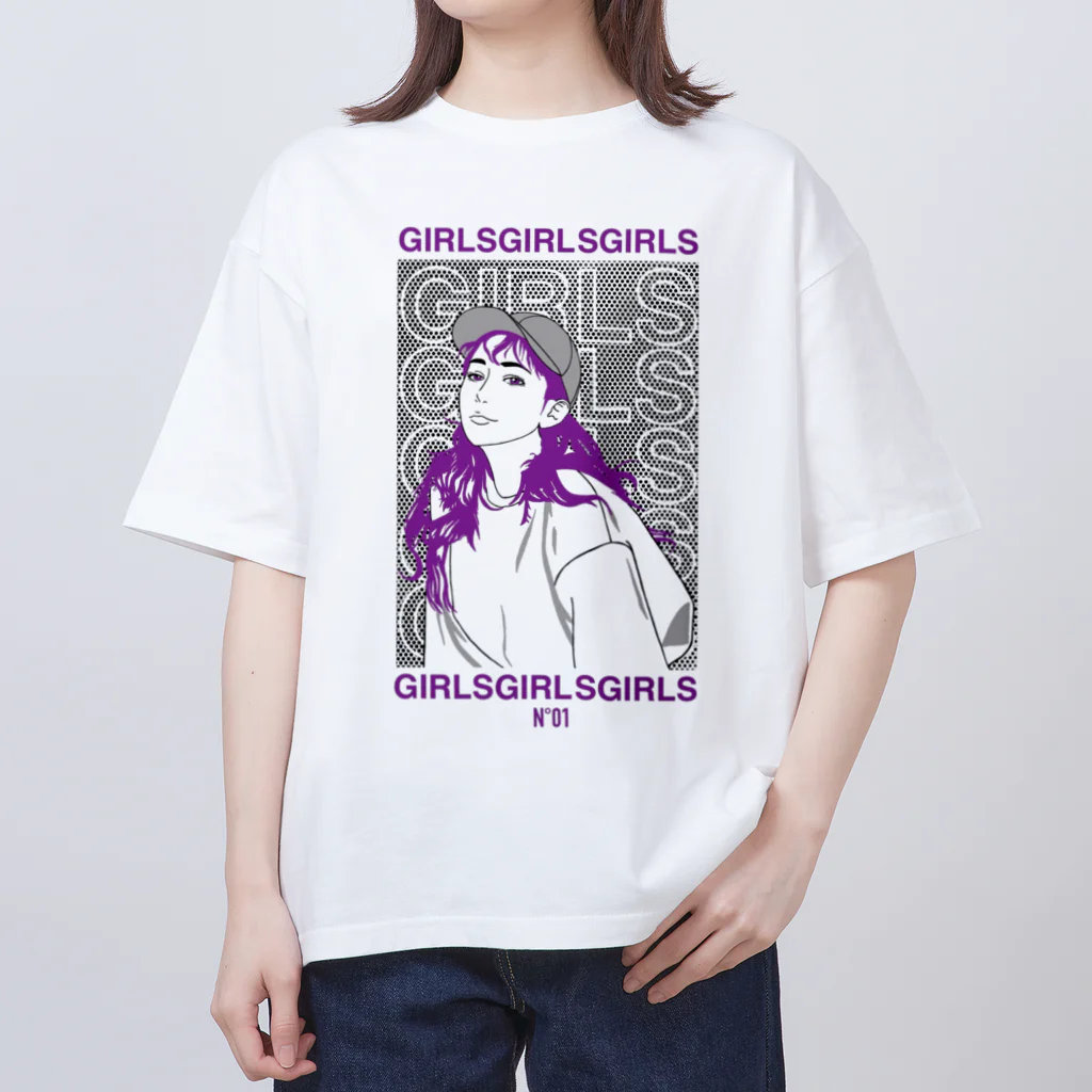 girlsgirlsgirlsのGirls Girls Girls N°01 type-B Oversized T-Shirt