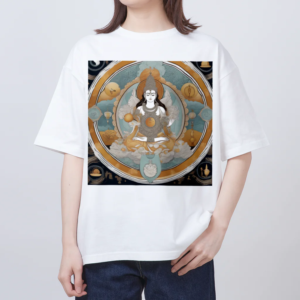 Manne.Mの治癒の神様  オーバーサイズTシャツ