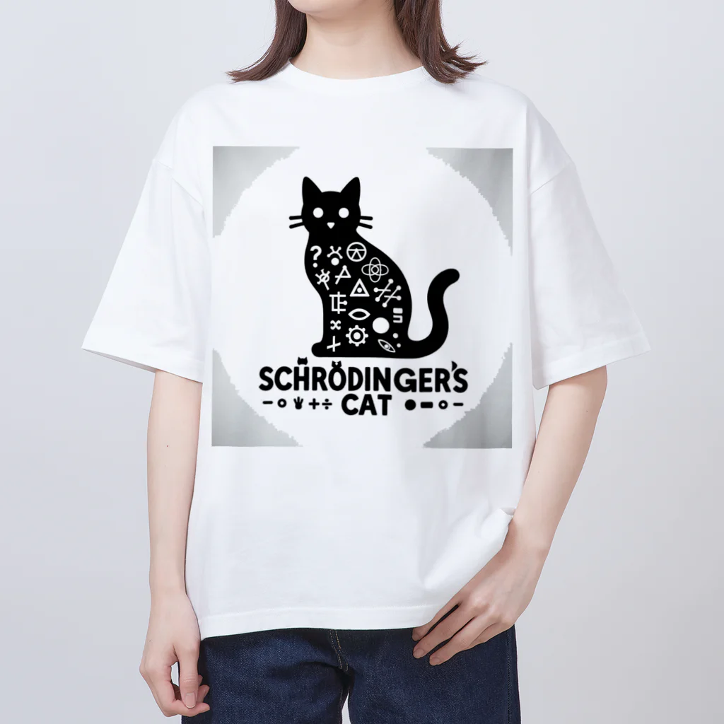 せるぽのよろずやのシュレーディンガーの猫 オーバーサイズTシャツ