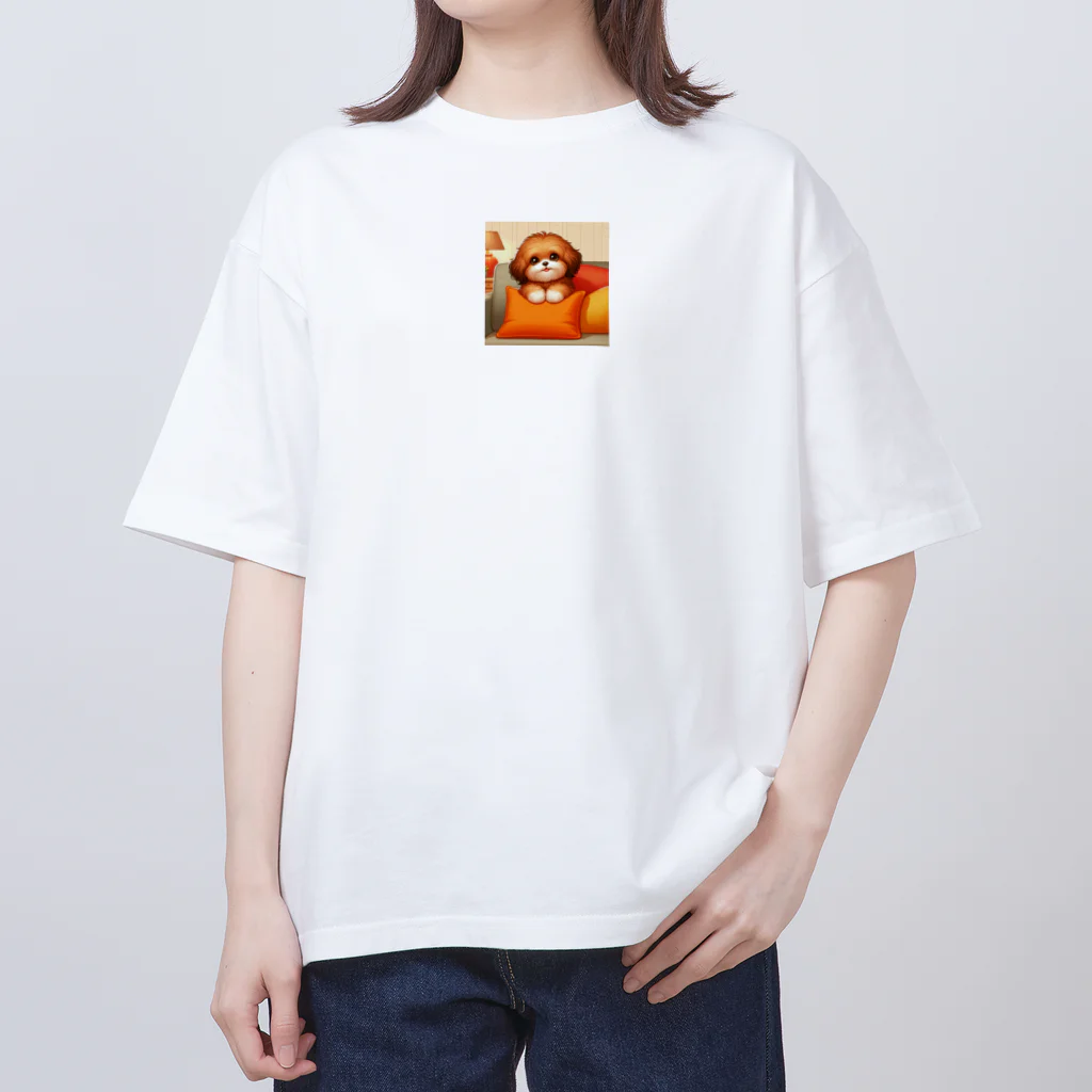 南familyのドット絵の愛犬トットちゃん オーバーサイズTシャツ