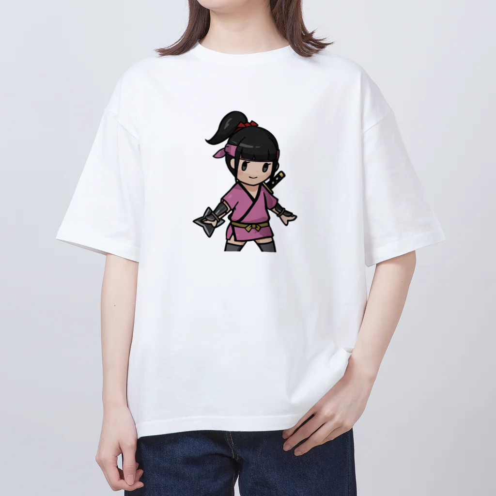 ninjayaの咲耶（クリプト忍者） オーバーサイズTシャツ