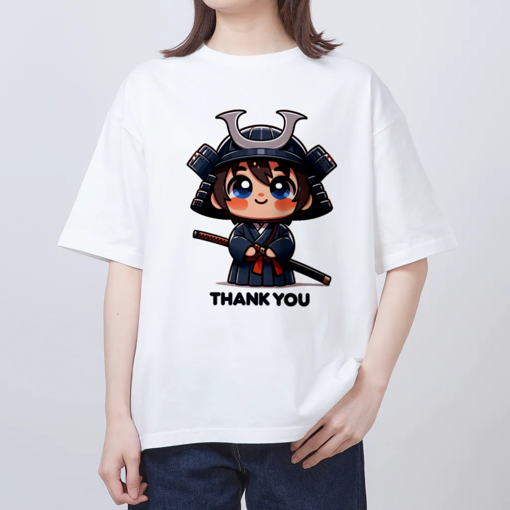 oosakanoojisannの子供侍シリーズ オーバーサイズTシャツ