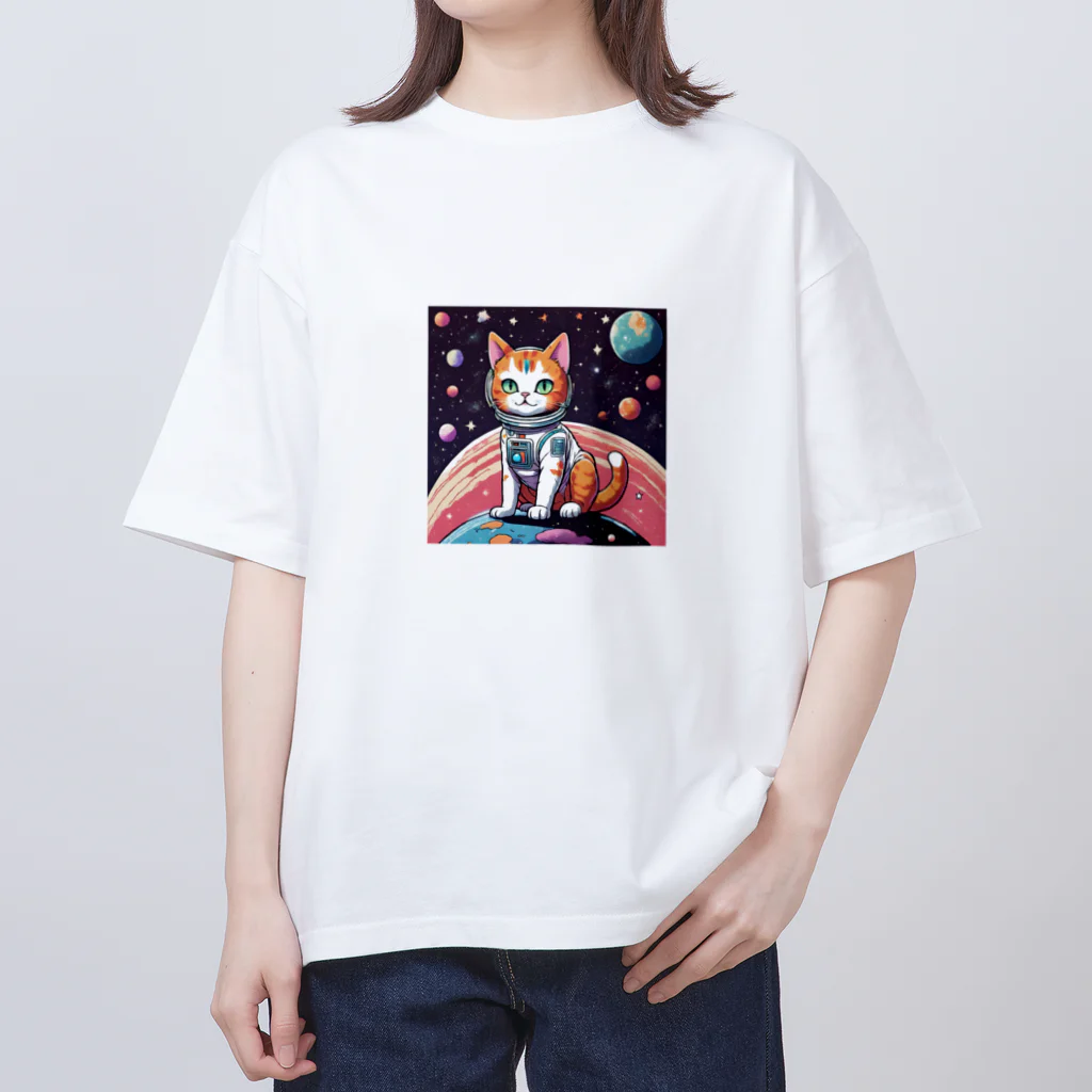 ochahanaの宇宙捜査隊すぺねこ オーバーサイズTシャツ