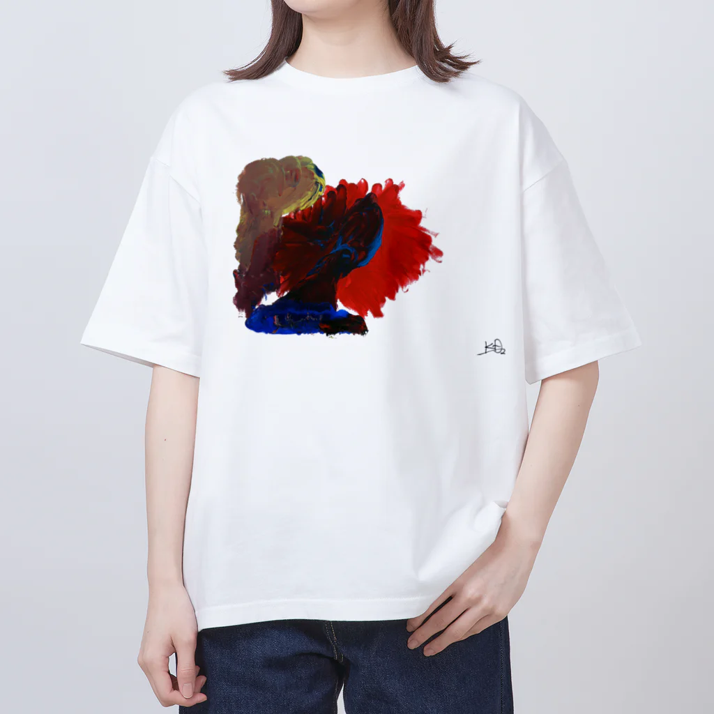 ぴくちゃー55の笑み Oversized T-Shirt