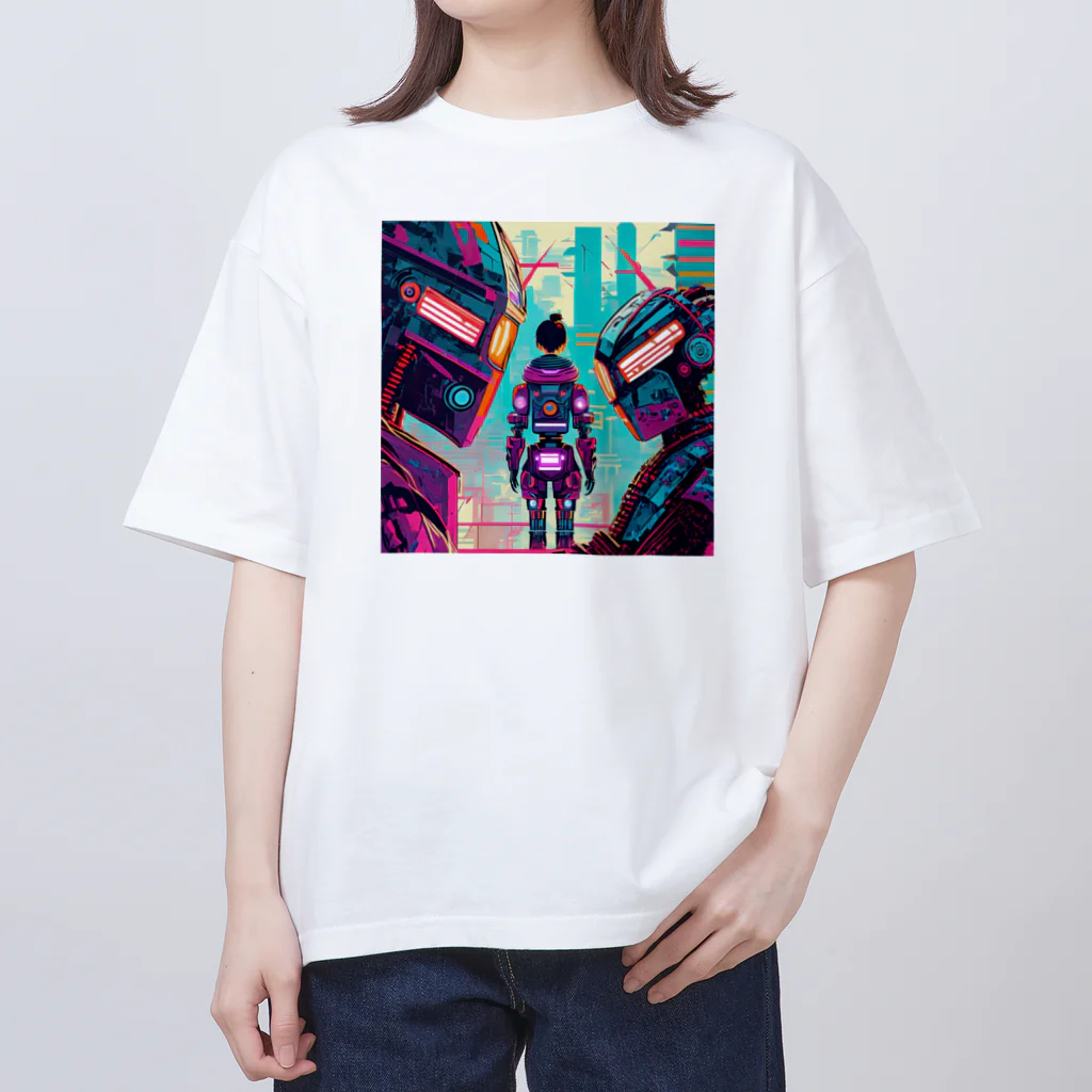 kokoleca_designのTOKYO BOT: 都市探索 オーバーサイズTシャツ