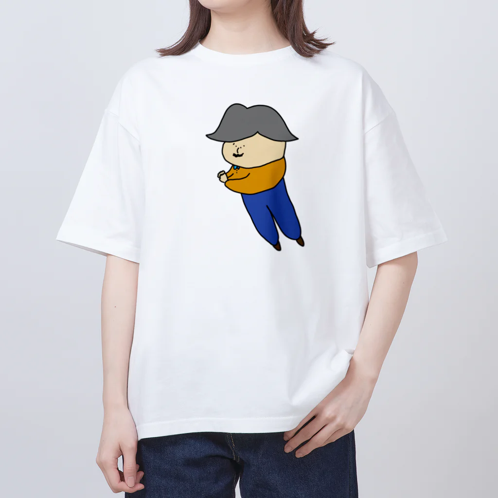 atsuage_ojisanの厚揚げおじさん (感謝) オーバーサイズTシャツ