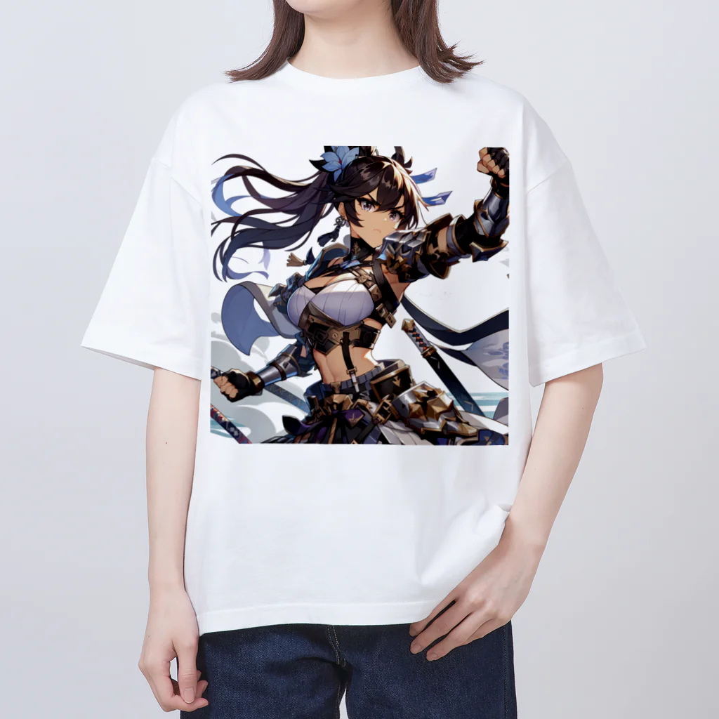 しんがんの戦闘的なAI美女 オーバーサイズTシャツ