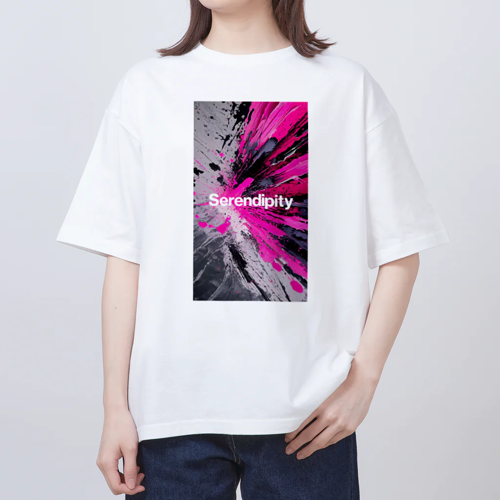 Serendipityのセレンディピティドローイング_02 オーバーサイズTシャツ