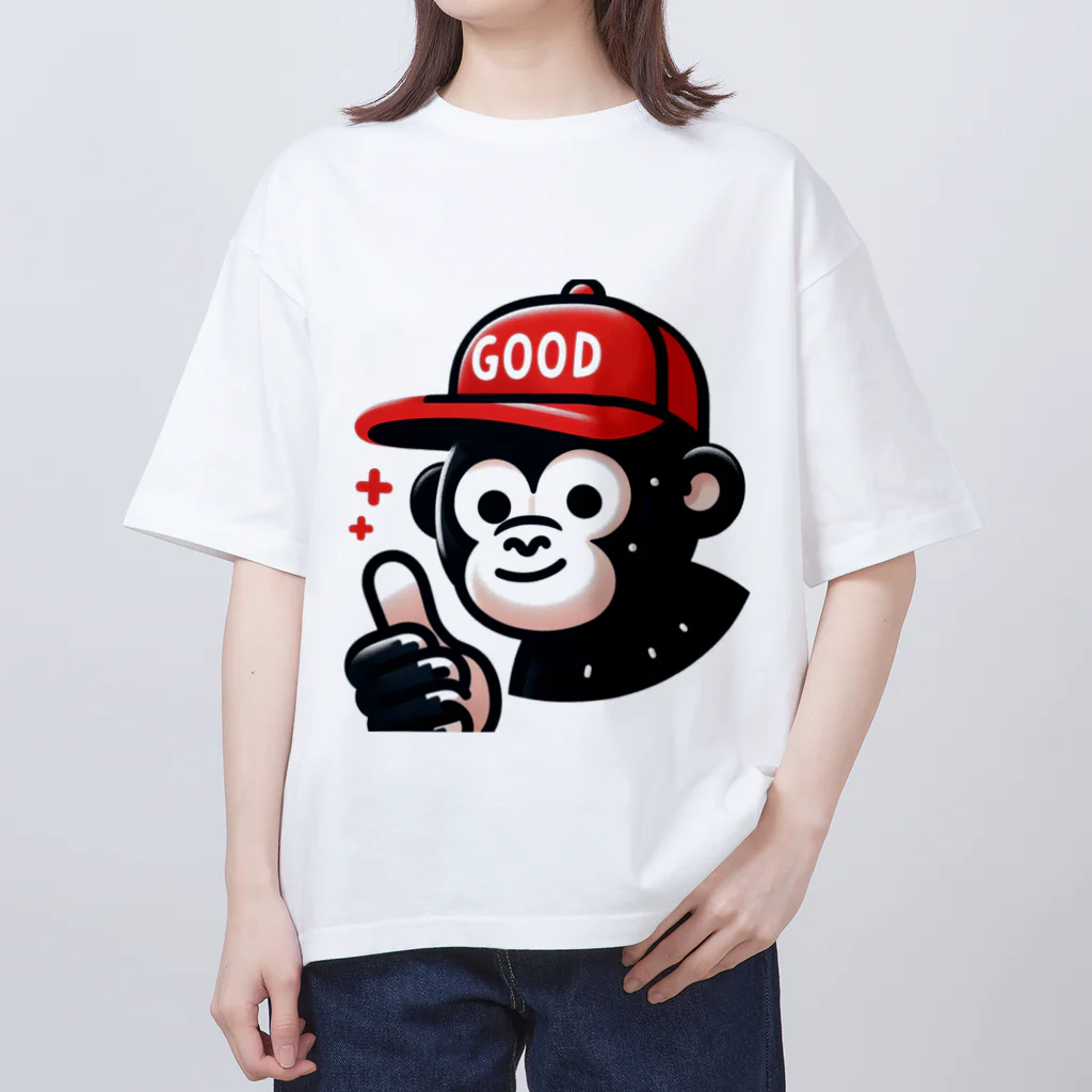 アニマルキャラクターショップのGoodゴリラ Oversized T-Shirt