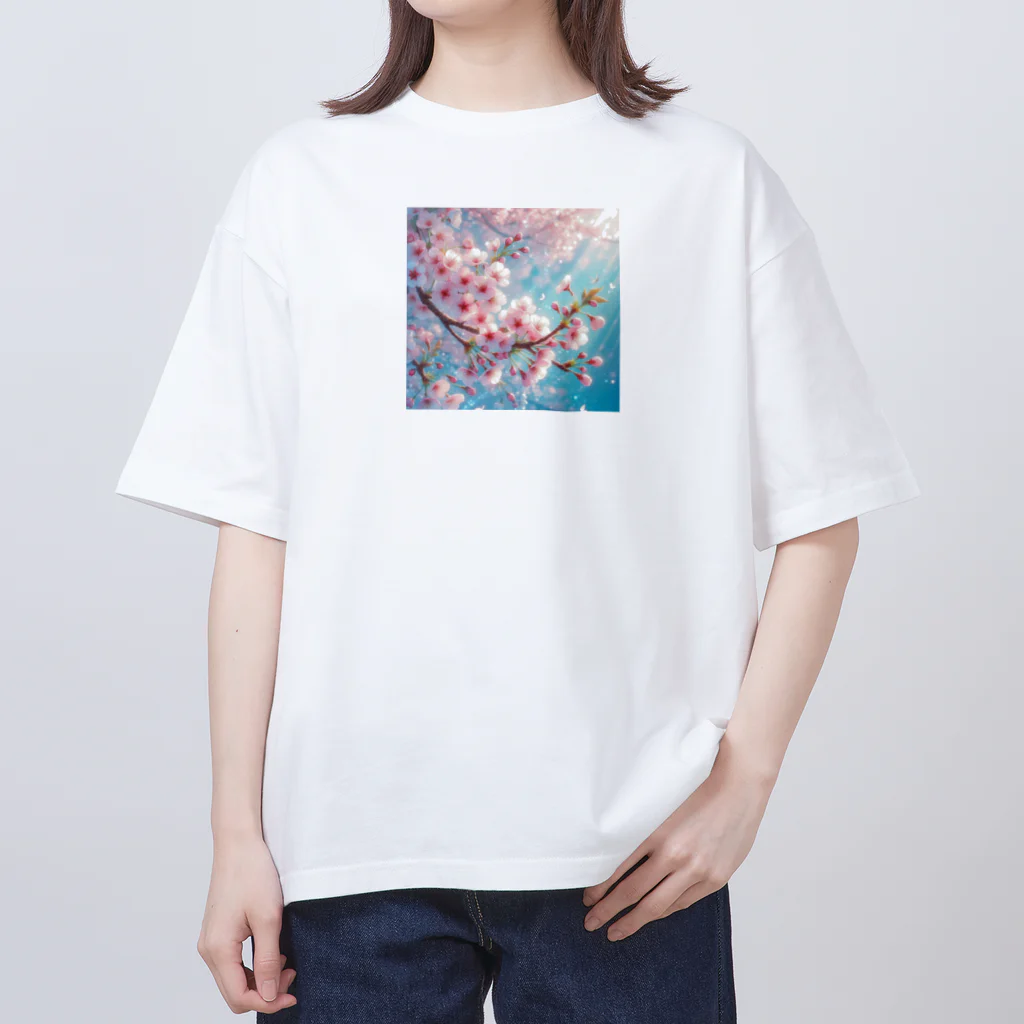 終わらない夢🌈の美しい桜🌸✨ Oversized T-Shirt