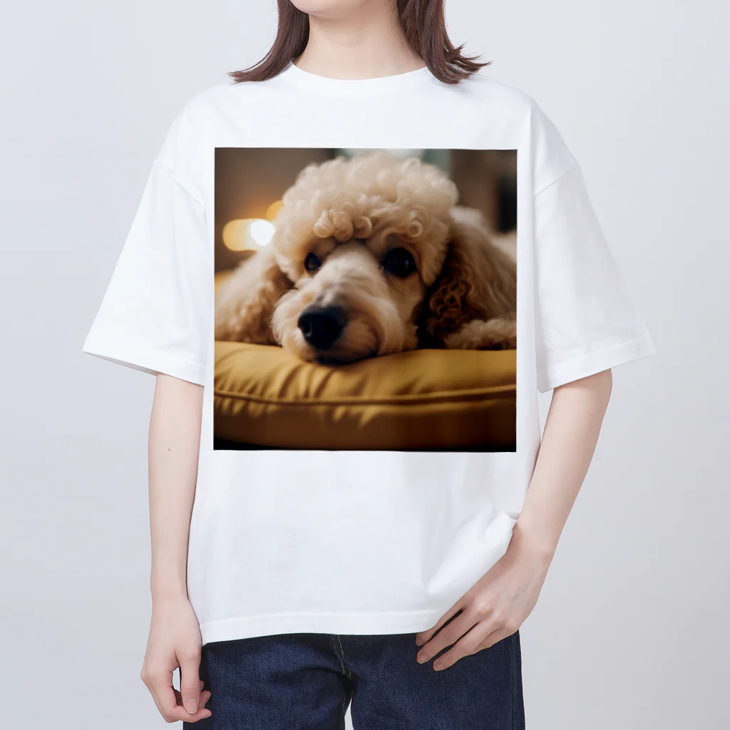 barkcutelyのリラックスプードル オーバーサイズTシャツ