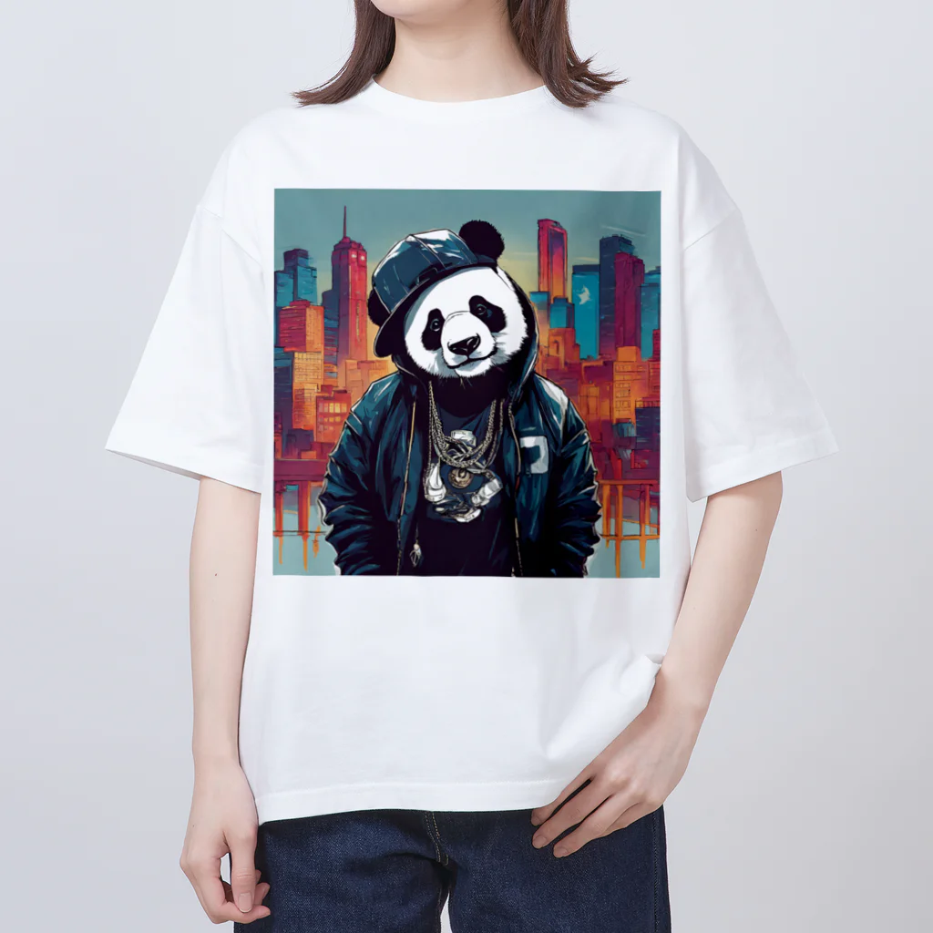 クレイジーパンダのcrazy_panda3 オーバーサイズTシャツ