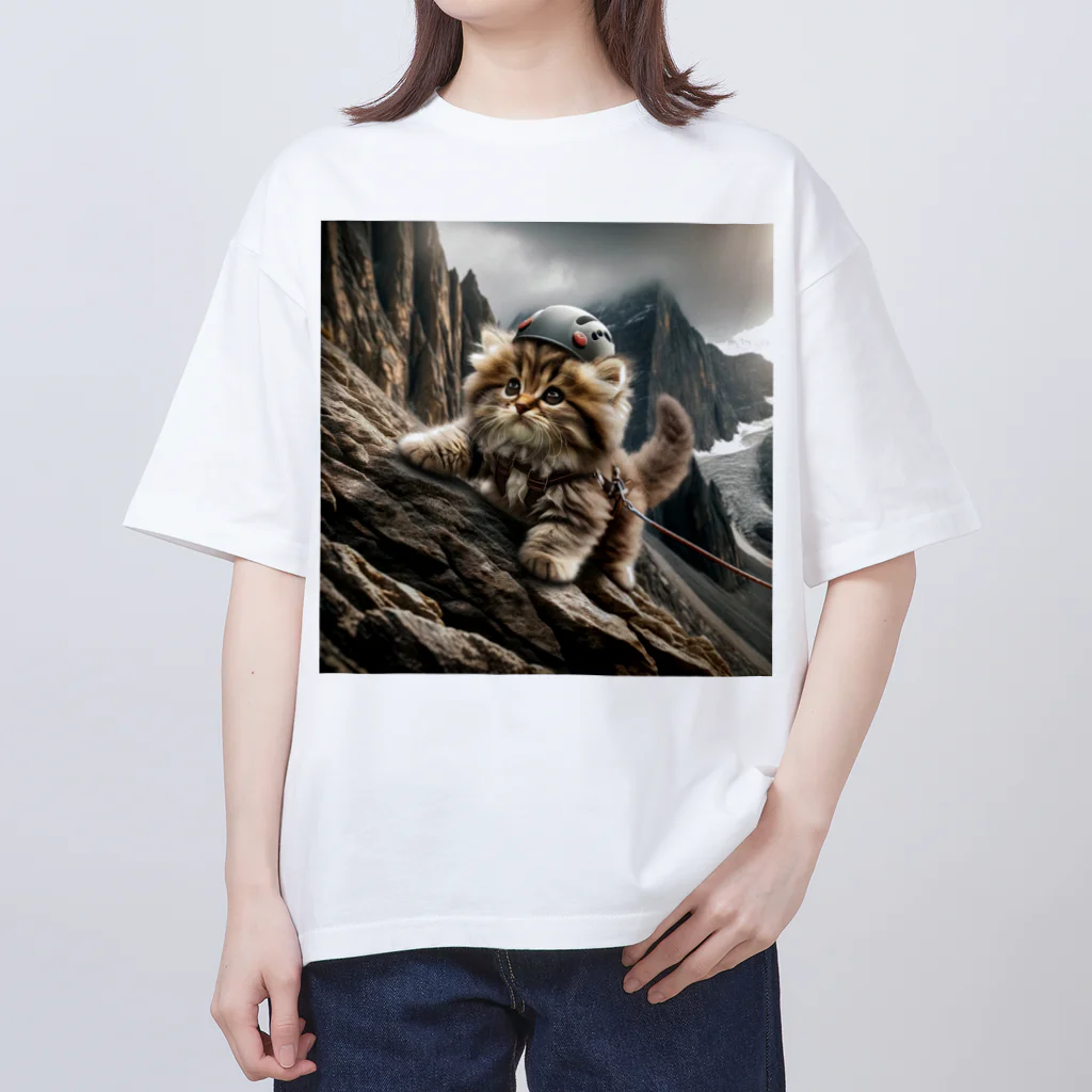 LISPのアルピニスト猫ちゃん5 Oversized T-Shirt